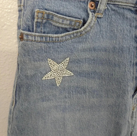 H&M Custom Bedazzled Stars Jean Shorts - Picture 10 of 10